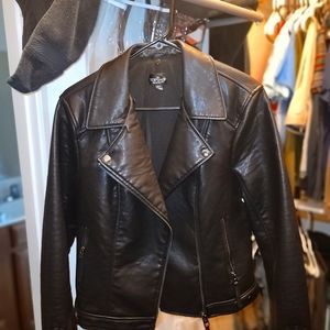 Top Shop Faux Leather Jacket